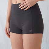 Freestyle High Waisted Shorts (Charcoal)