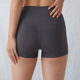 Freestyle High Waisted Shorts (Charcoal)