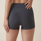 Freestyle High Waisted Shorts (Charcoal)