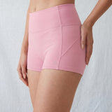 Freestyle High Waisted Shorts (Pink)