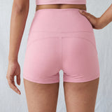 Freestyle High Waisted Shorts (Pink)
