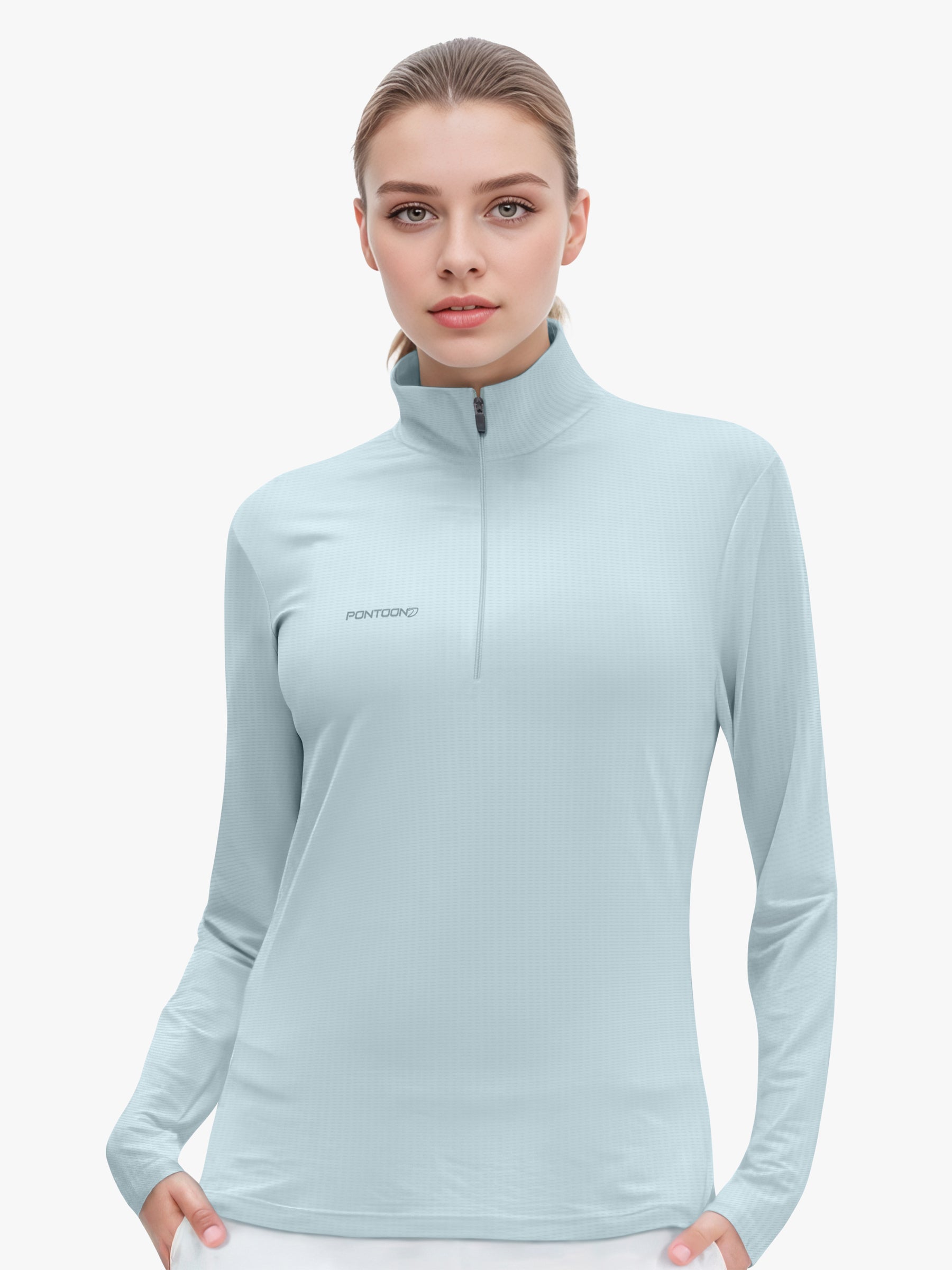 Pontoon Breeze Mesh ¼ Zip - Black