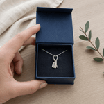 Rowing Bent Oar Pendant - Strokeside Designs rowing gifts - rowing jewellery