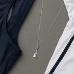 Rowing Bent Oar Pendant - Strokeside Designs rowing gifts - rowing jewellery