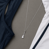 Rowing Bent Oar Pendant - Strokeside Designs rowing gifts - rowing jewellery