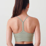 FlexiFit Sports Bra, Matcha Latte, view 3