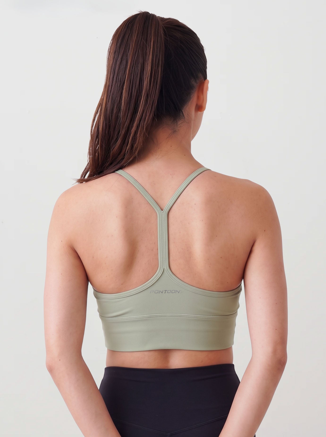 FlexiFit Sports Bra, Matcha Latte, view 3