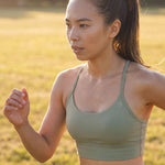 FlexiFit Sports Bra, Matcha Latte, view 4