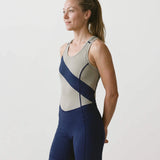 Ladies Rowing Unisuit – Varsity Sash – Hancock Green and Navy
