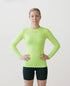 Women’s Rowing Baselayer UV Tee – Long Sleeve – SolarShield - High Viz