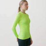 Women’s Rowing Baselayer UV Tee – Long Sleeve – SolarShield - High Viz