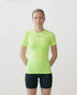 Women’s Rowing Baselayer UV Tee – Short Sleeve – SolarShield (High Viz)