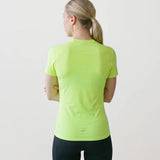 Women’s Rowing Baselayer UV Tee – Short Sleeve – SolarShield (High Viz)