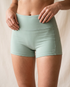 Freestyle High Waisted Shorts (Light green)