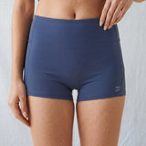 Freestyle High Waisted Shorts (Navy)