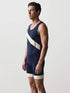Men’s Rowing Unisuit – Varsity Sash – Navy and Ivory