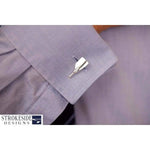Rowing Cufflinks: Oar Blade Cufflinks - Strokeside Designs rowing gifts - rowing jewellery