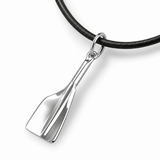 Mens Rowing Oar Blade Pendant - Strokeside Designs rowing gifts - rowing jewellery