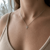 Crossed Oars Pendant - Strokeside Designs rowing gifts - rowing jewellery