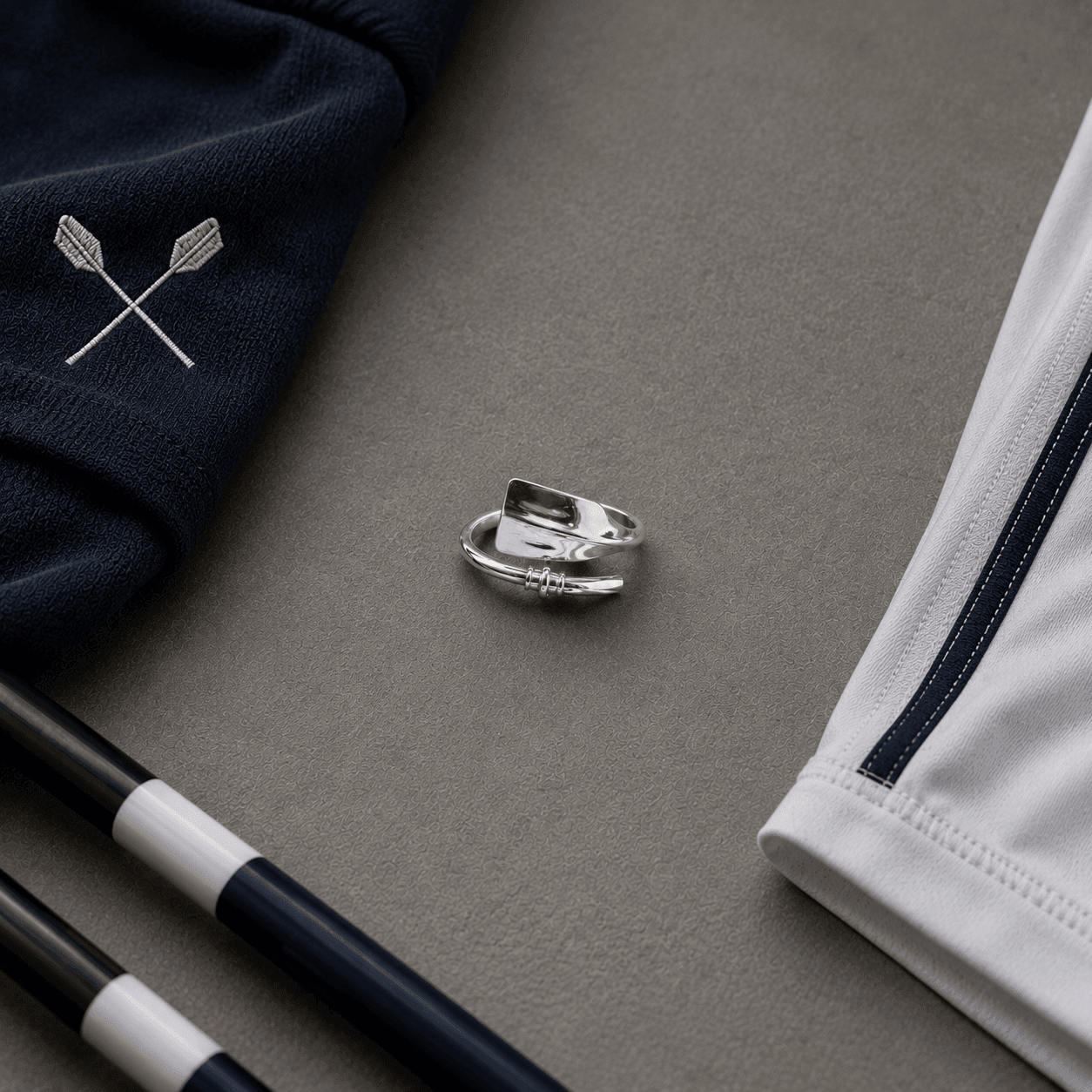 Rowing Cleaver Oar Ring - Strokeside Designs rowing gifts - rowing jewellery