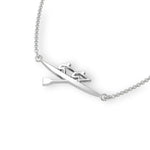 Rowing Pair Necklace - Strokeside Designs rowing gifts - rowing jewellery