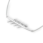 Rowing Quad Necklace - Strokeside Designs rowing gifts - rowing jewellery