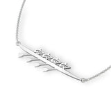 Rowing Quad Necklace - Strokeside Designs rowing gifts - rowing jewellery