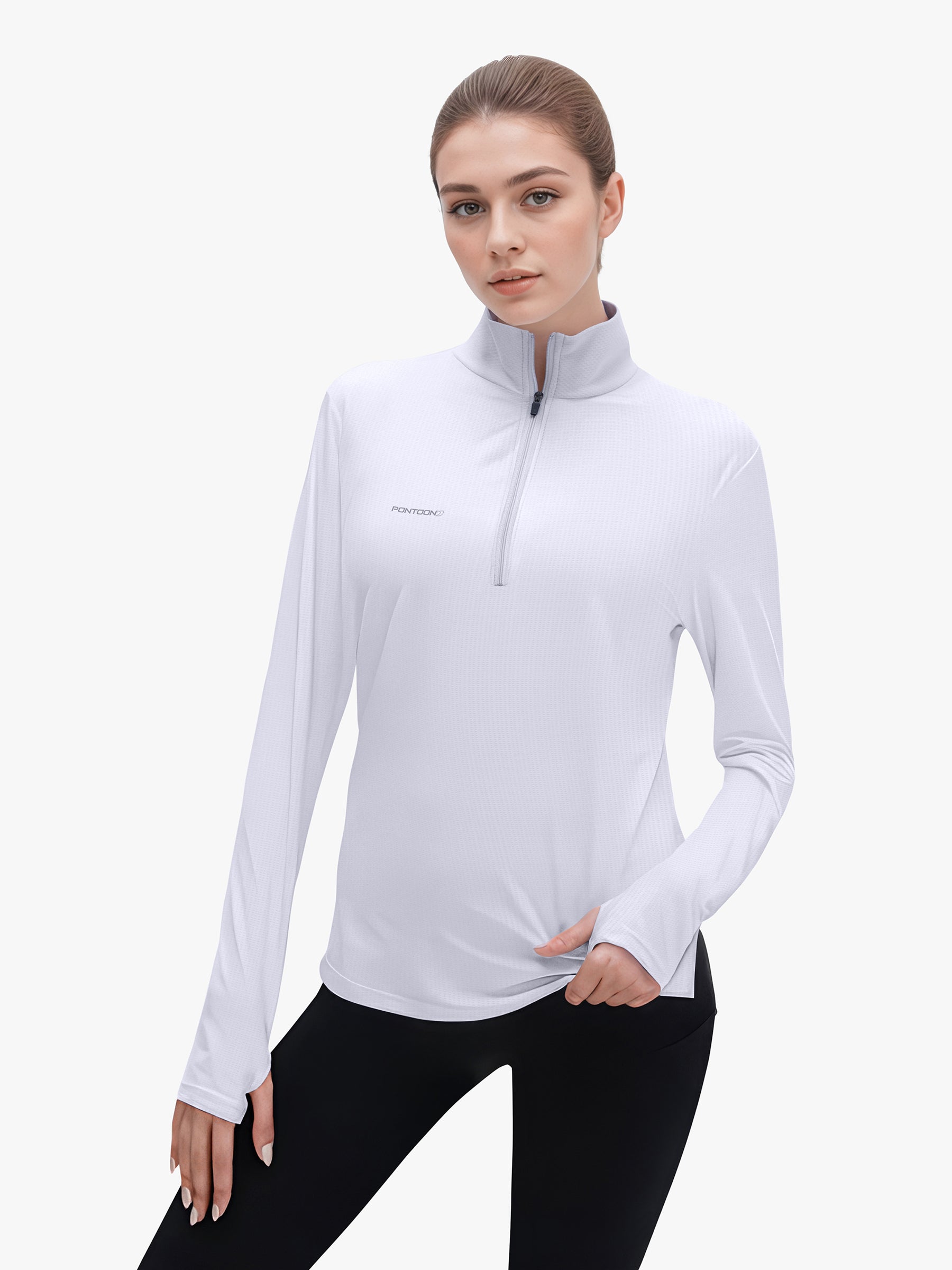 Pontoon Breeze Mesh ¼ Zip - Black