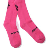 Pink Crew Sock